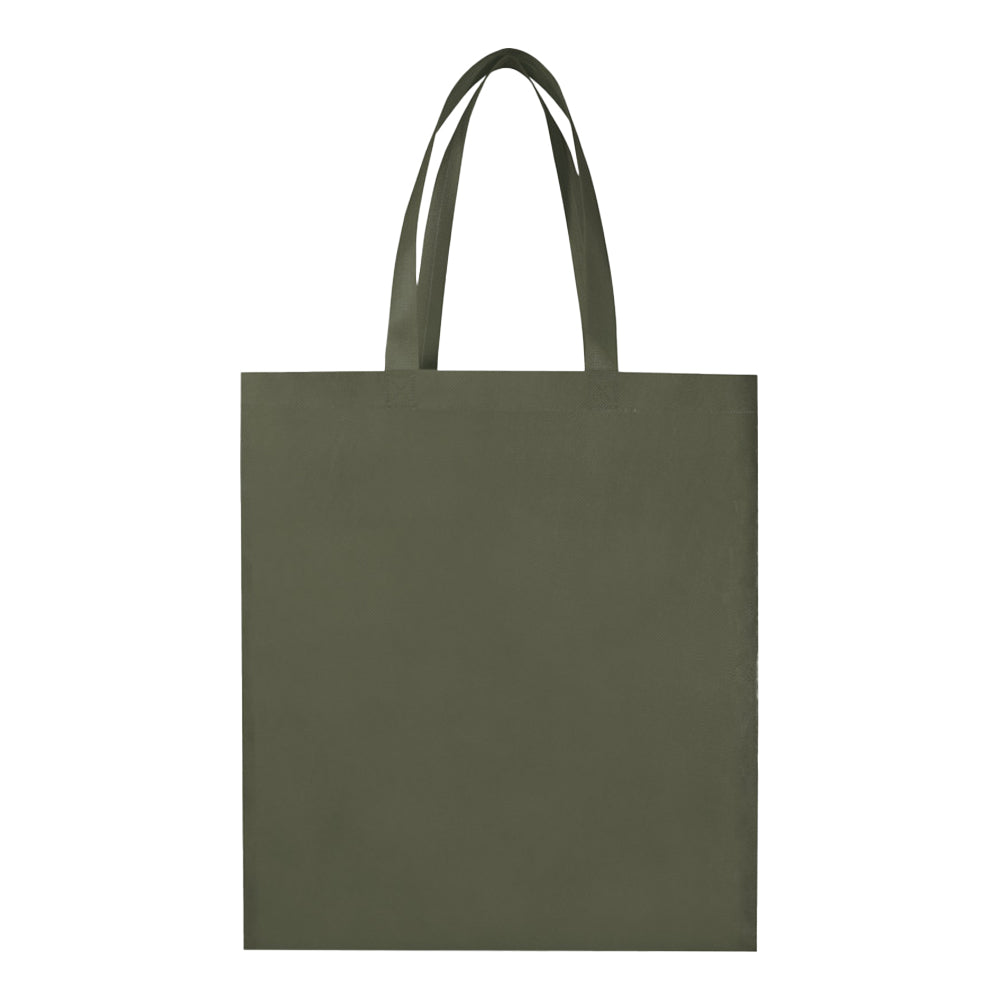 Forest Green - Back - Floso EcoSeal Non-Woven Gusseted 12L Tote Bag
