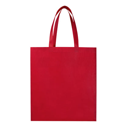Red - Back - Floso EcoSeal Non-Woven Gusseted 12L Tote Bag