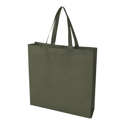 Forest Green - Front - Floso EcoSeal Non-Woven Gusseted 12L Tote Bag