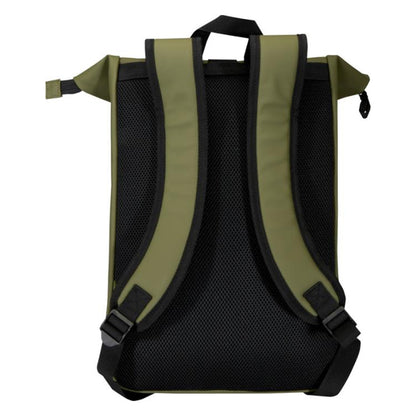 Forest Green - Back - Floso Resi Plus Roll Top Recycled 18L Backpack