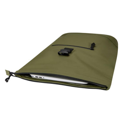 Forest Green - Lifestyle - Floso Resi Plus Roll Top Recycled 18L Backpack