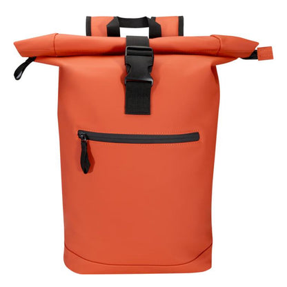 Brick - Front - Floso Resi Plus Roll Top Recycled 18L Backpack