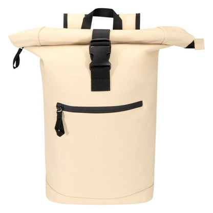Oatmeal - Front - Floso Resi Plus Roll Top Recycled 18L Backpack