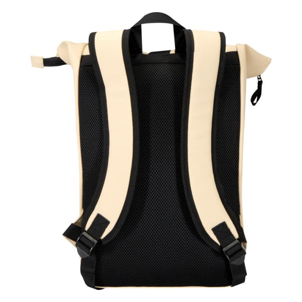 Oatmeal - Back - Floso Resi Plus Roll Top Recycled 18L Backpack