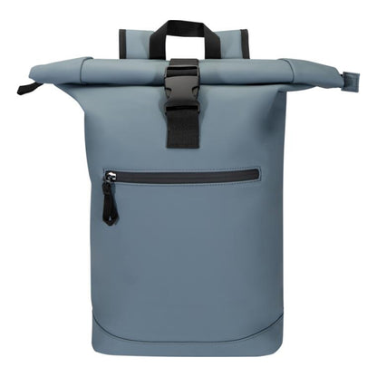Hale Blue - Front - Floso Resi Plus Roll Top Recycled 18L Backpack