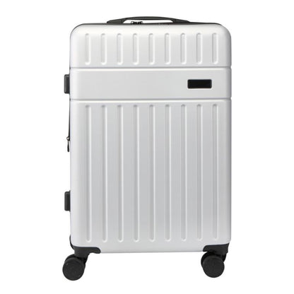 Silver - Back - Floso Rover 24 Recycled Extendable 70L Trolley Bag