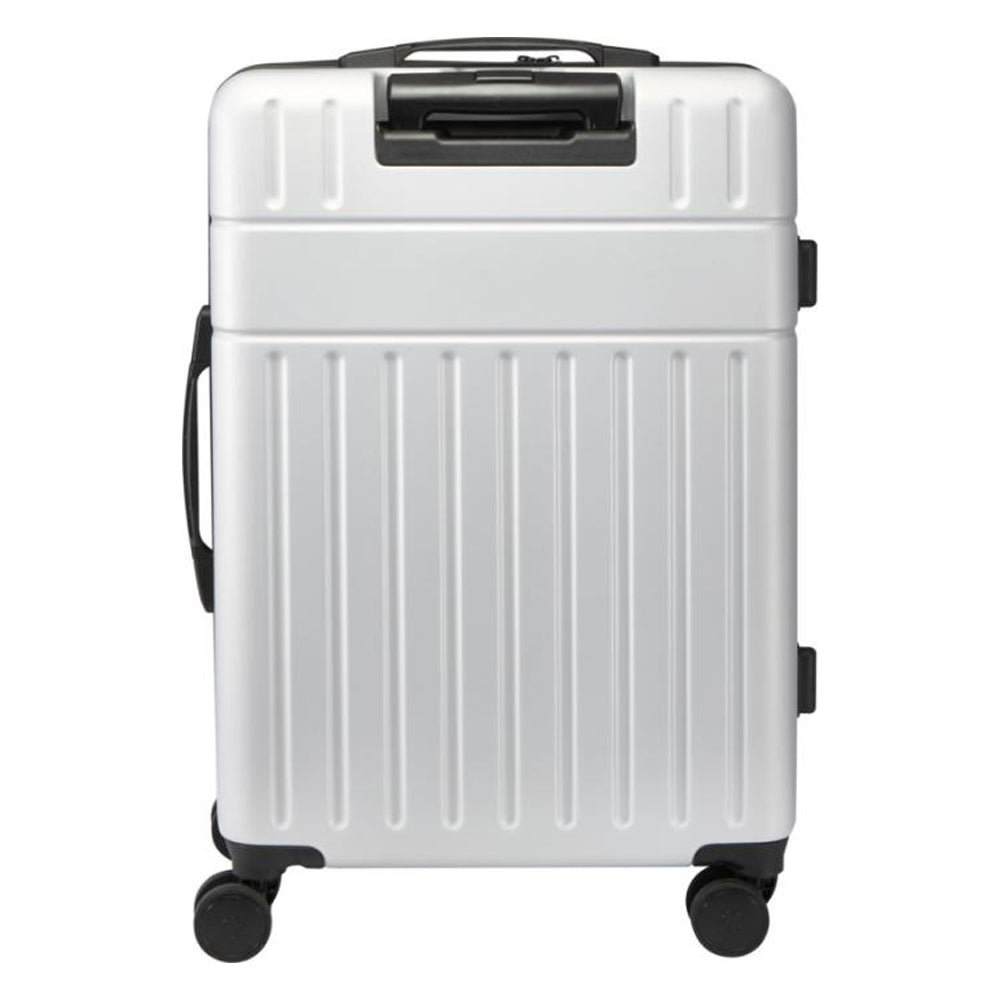 Silver - Front - Floso Rover 24 Recycled Extendable 70L Trolley Bag