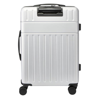 Silver - Front - Floso Rover 24 Recycled Extendable 70L Trolley Bag