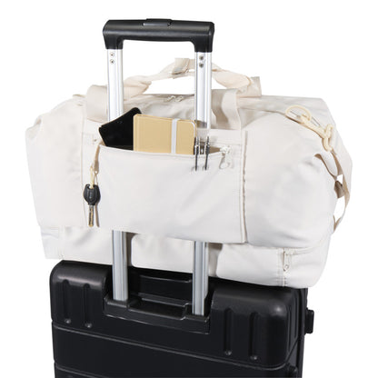 Off White - Close up - Floso Trip Aware 42L Duffle Bag