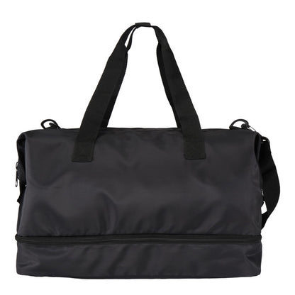 Solid Black - Back - Floso Trip Aware 42L Duffle Bag