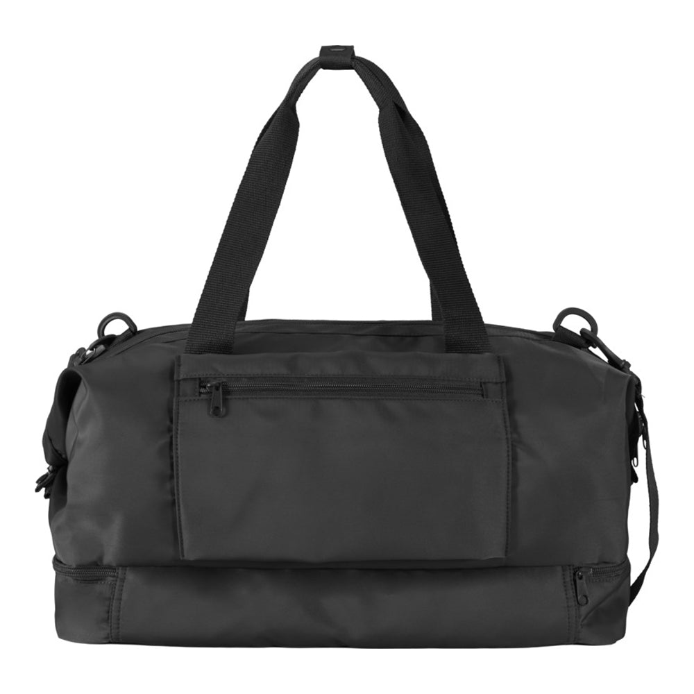 Solid Black - Side - Floso Trip Aware 42L Duffle Bag