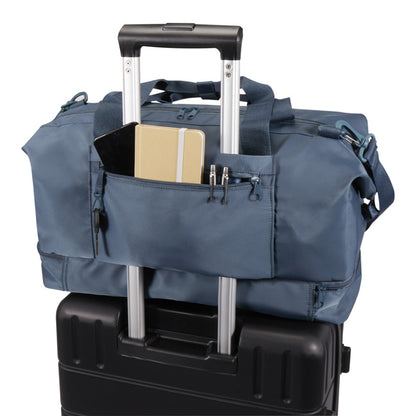 Hale Blue - Close up - Floso Trip Aware 42L Duffle Bag