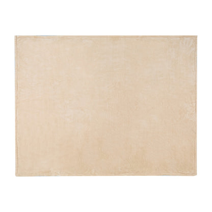 Oatmeal - Side - Floso Ashen Sherpa Recycled Blanket