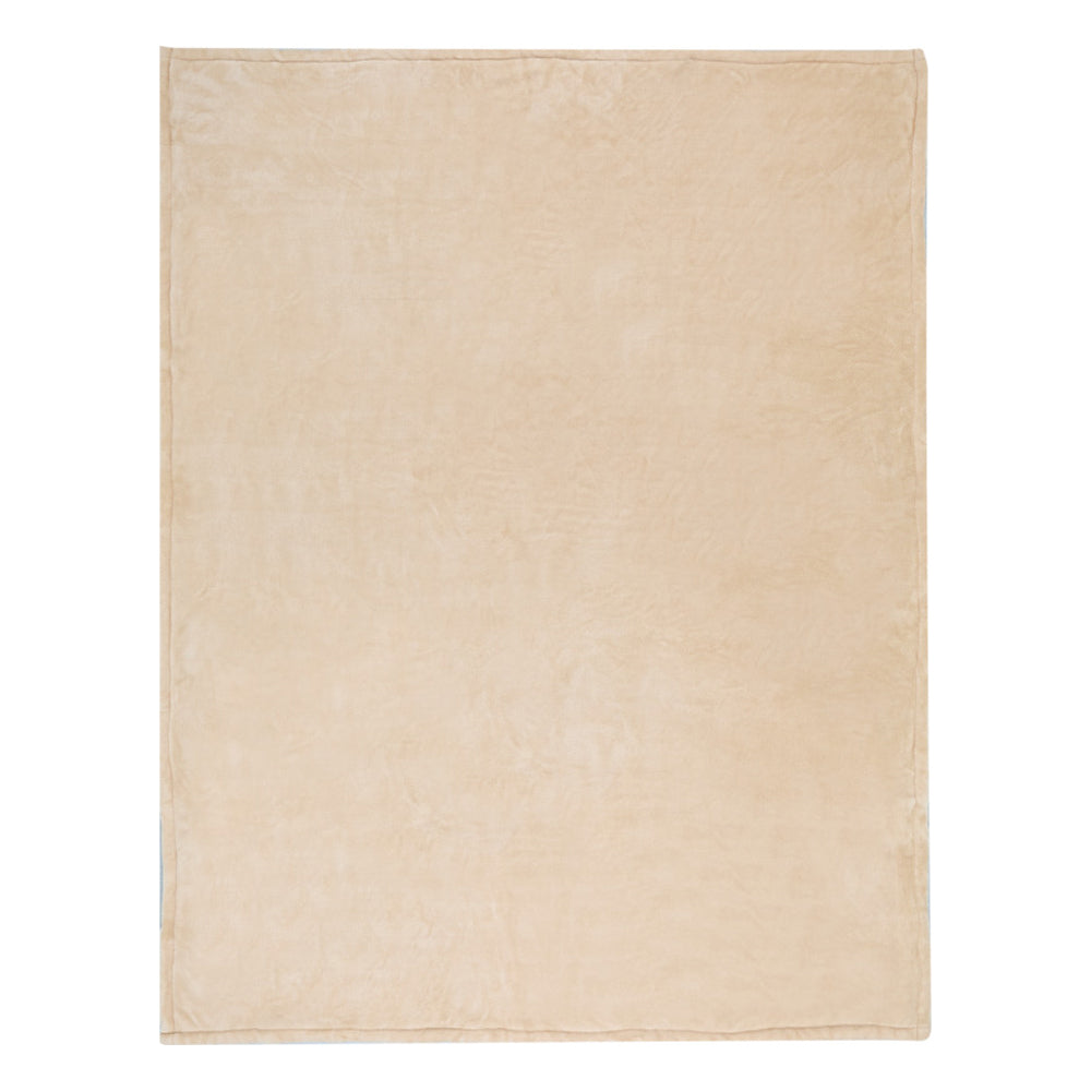 Oatmeal - Lifestyle - Floso Ashen Sherpa Recycled Blanket