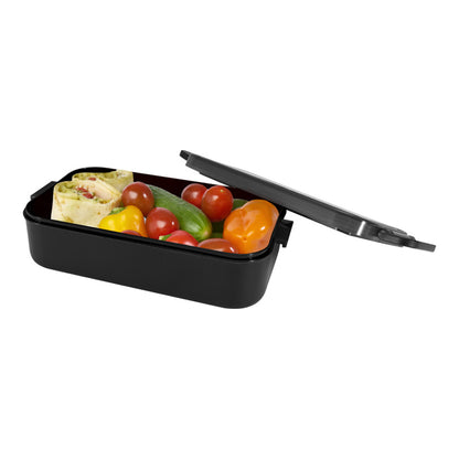 Solid Black - Lifestyle - Floso Snappy Lunch Box Set