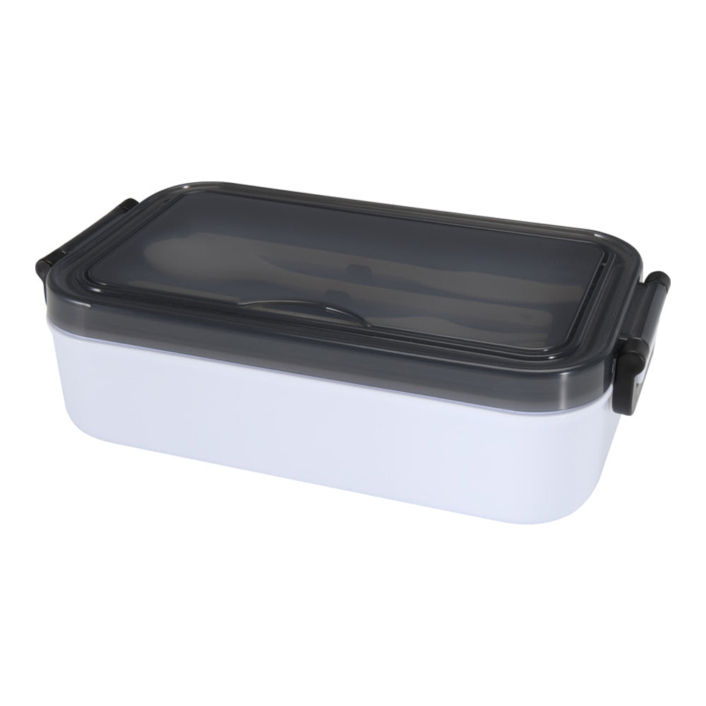 White - Front - Floso Snappy Lunch Box Set