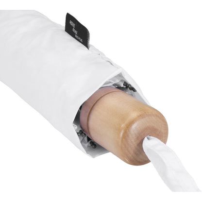 White - Lifestyle - Floso Dane RPET Folding Umbrella