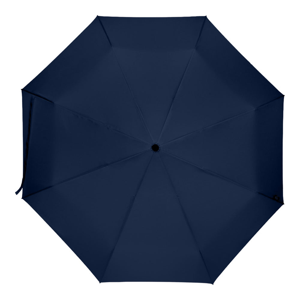Navy - Back - Floso Dane RPET Folding Umbrella