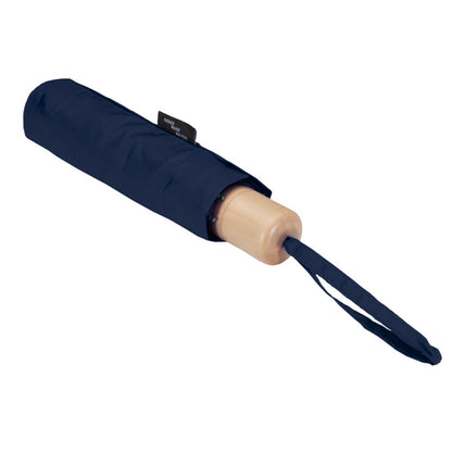 Navy - Side - Floso Dane RPET Folding Umbrella