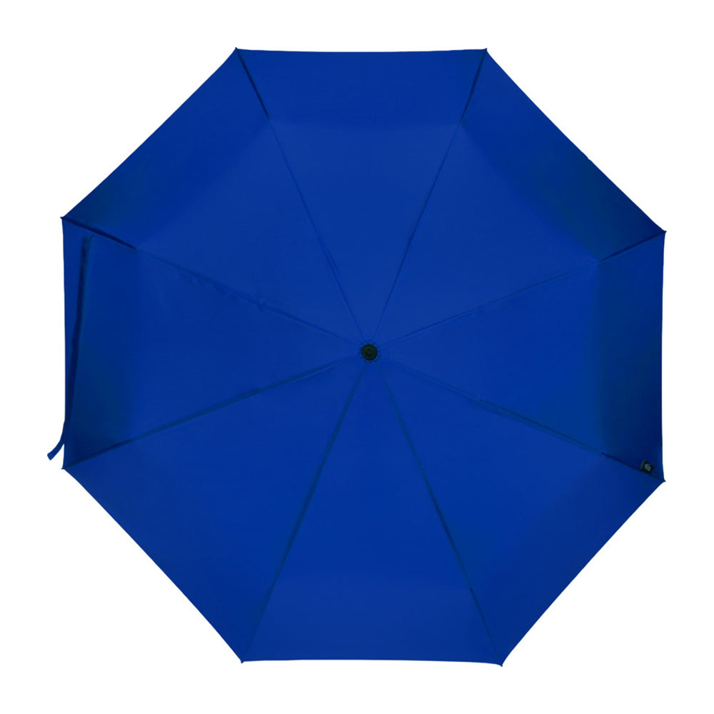 Royal Blue - Back - Floso Dane RPET Folding Umbrella