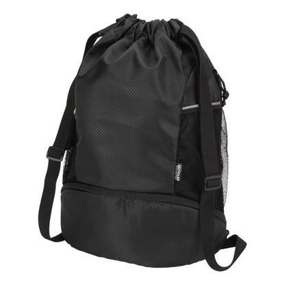 Solid Black - Front - Floso Nomad 18L Drawstring Bag