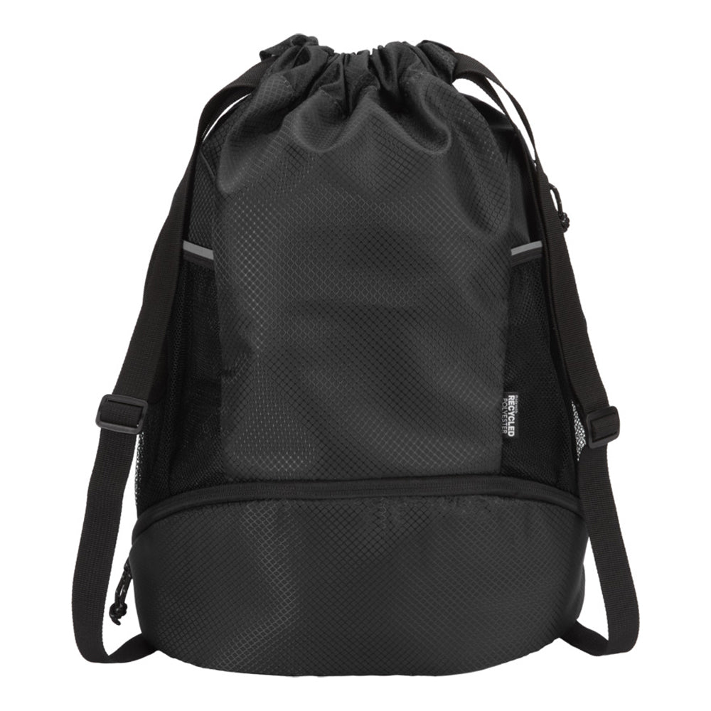 Solid Black - Lifestyle - Floso Nomad 18L Drawstring Bag
