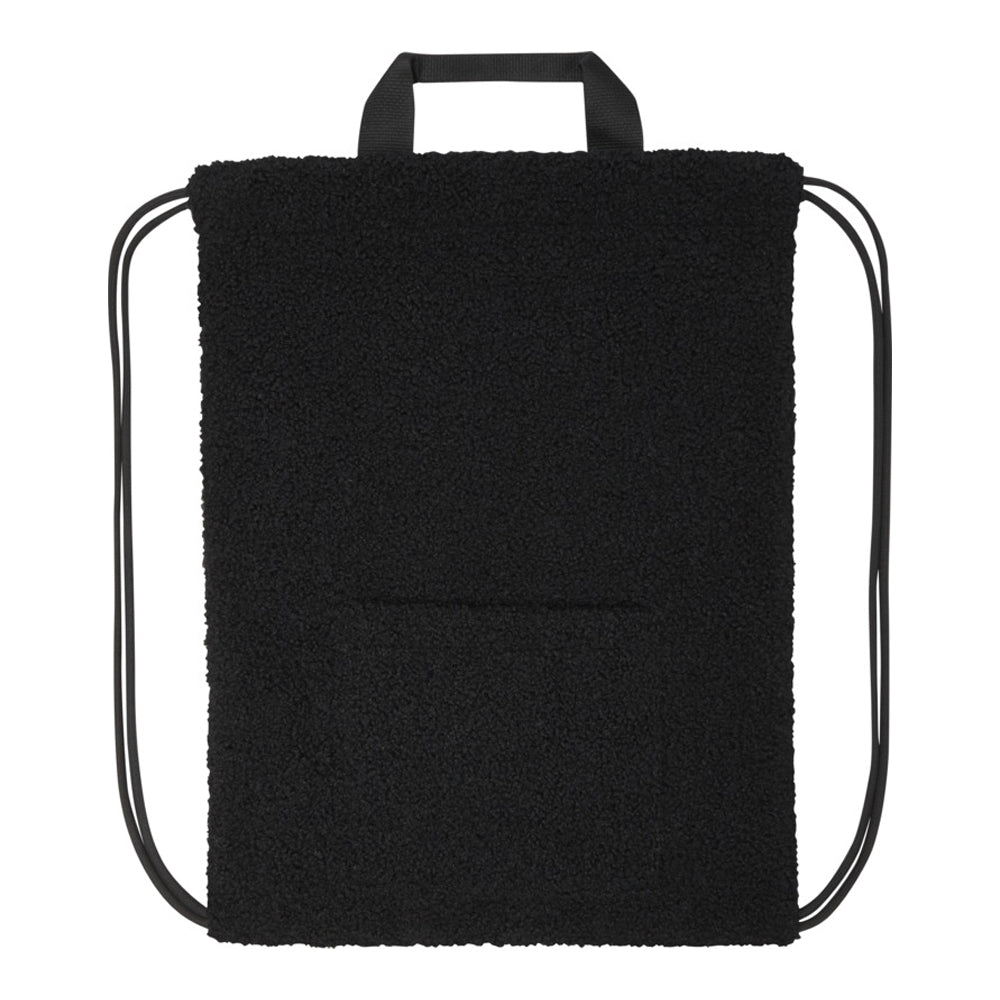 Solid Black - Lifestyle - Floso Bear Sherpa 9L Drawstring Bag