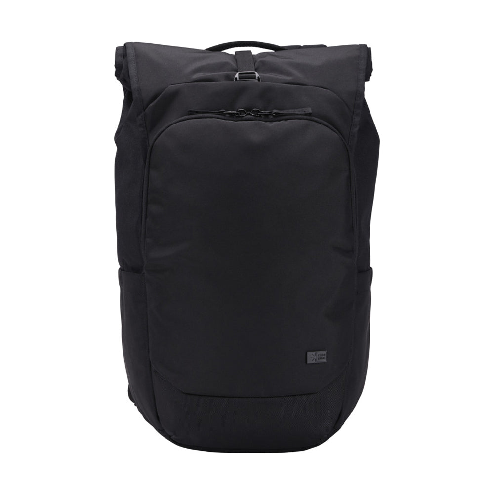 Solid Black - Front - Case Logic Roll Up Laptop Backpack