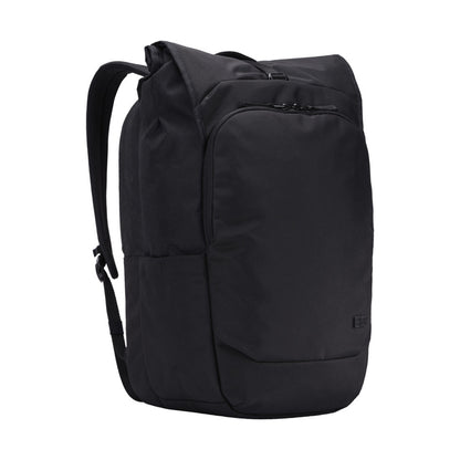 Solid Black - Side - Case Logic Roll Up Laptop Backpack