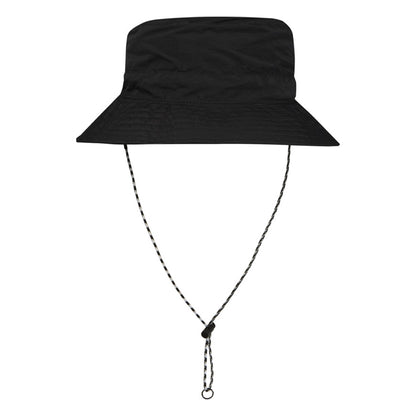 Solid Black - Side - Floso Hatch Foldable Sun Hat