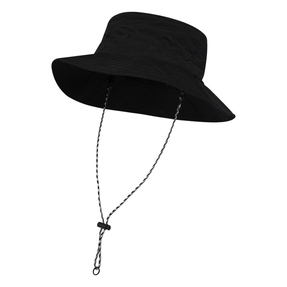 Solid Black - Front - Floso Hatch Foldable Sun Hat