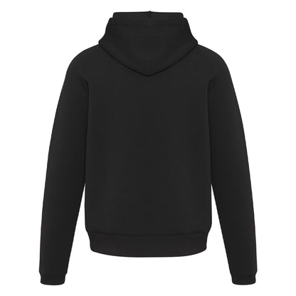 Solid Black - Back - Elevate Life Unisex Adult Danali Interlock Sports Hoodie