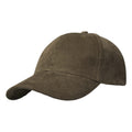 Forest Green - Side - Elevate NXT 6 Panel Corduroy Baseball Cap