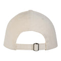Sandstone - Back - Elevate NXT 6 Panel Corduroy Baseball Cap