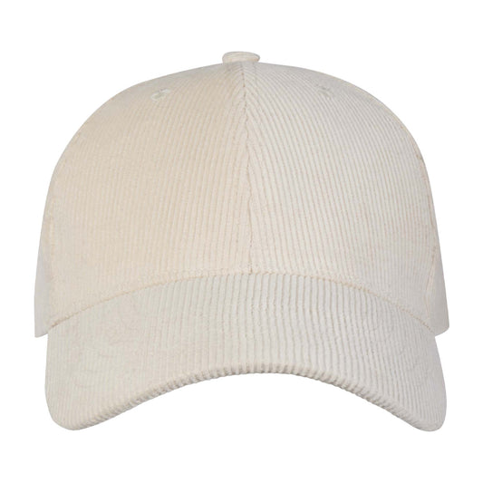 Sandstone - Front - Elevate NXT 6 Panel Corduroy Baseball Cap