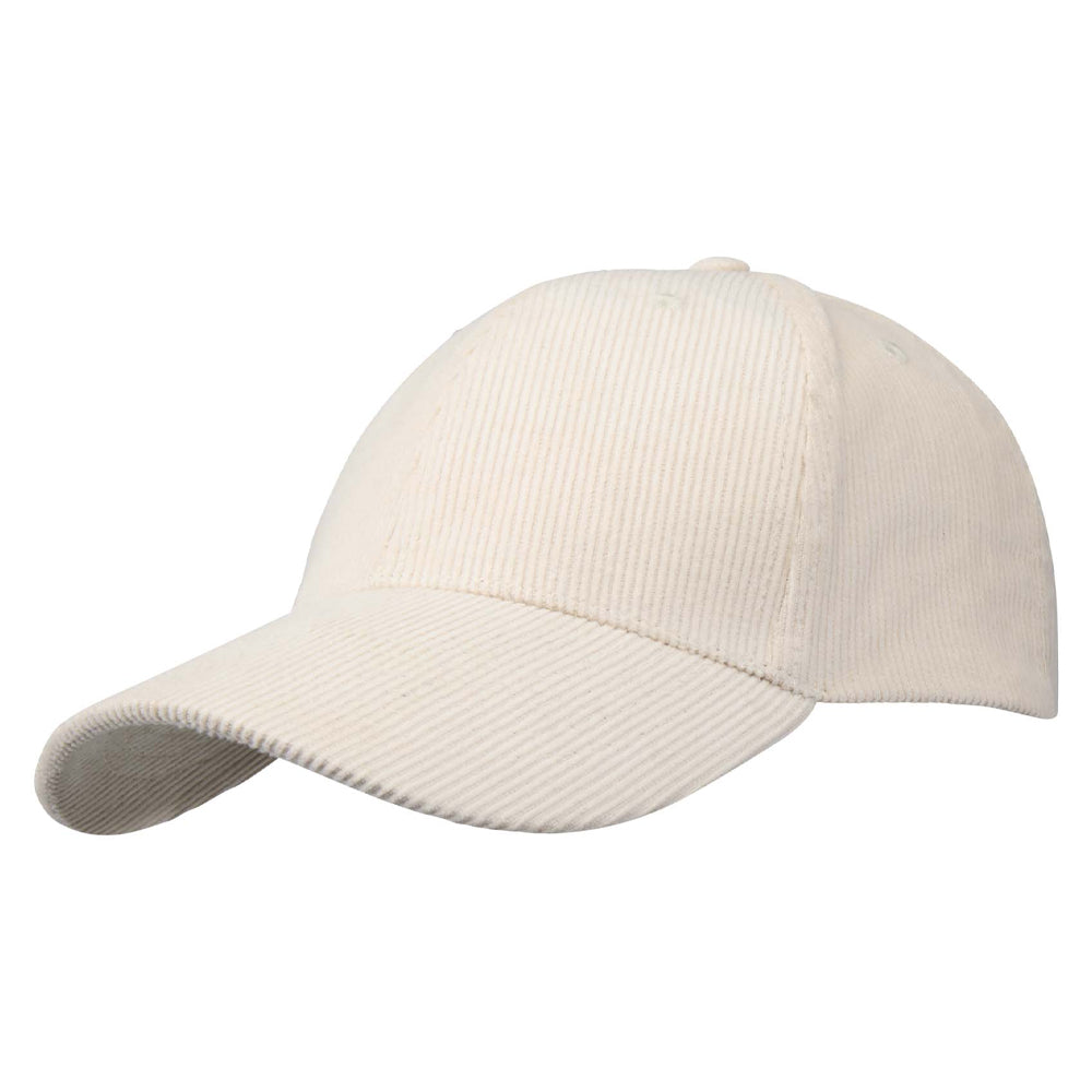 Sandstone - Side - Elevate NXT 6 Panel Corduroy Baseball Cap