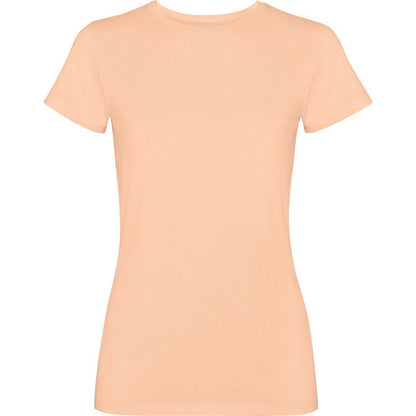 Light Orange - Front - Roly Womens-Ladies Fiyi Short-Sleeved T-Shirt