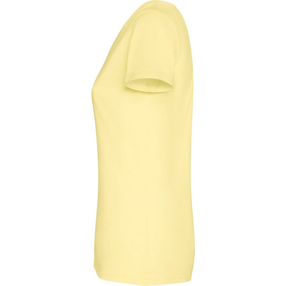 Yellow - Lifestyle - Roly Womens-Ladies Fiyi Short-Sleeved T-Shirt