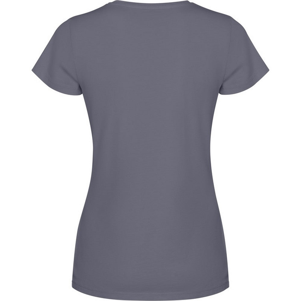 Khaki - Back - Roly Womens-Ladies Fiyi Short-Sleeved T-Shirt
