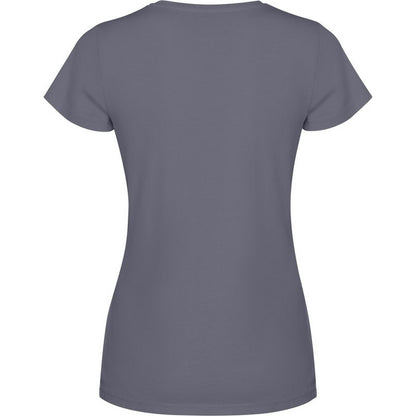 Khaki - Back - Roly Womens-Ladies Fiyi Short-Sleeved T-Shirt