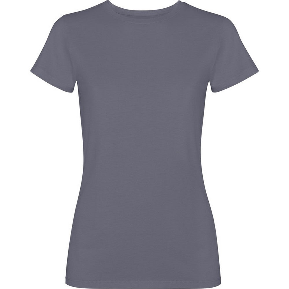 Khaki - Front - Roly Womens-Ladies Fiyi Short-Sleeved T-Shirt