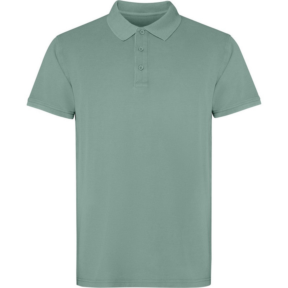 Dark Green - Front - Roly Unisex Adult Cobain Short-Sleeved Polo Shirt