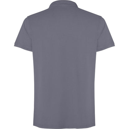 Dark Grey - Back - Roly Unisex Adult Cobain Short-Sleeved Polo Shirt