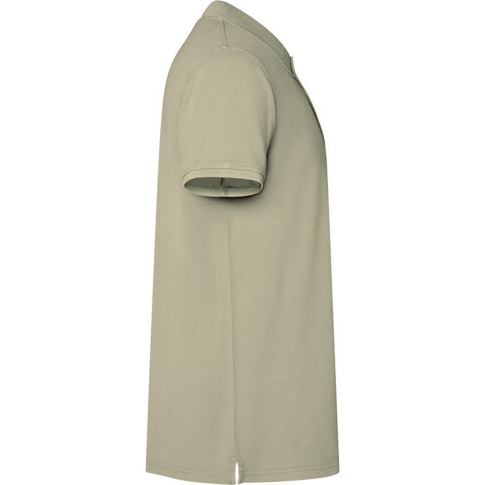 Khaki - Side - Roly Unisex Adult Cobain Short-Sleeved Polo Shirt