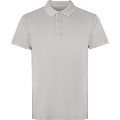 Grey - Front - Roly Unisex Adult Cobain Short-Sleeved Polo Shirt