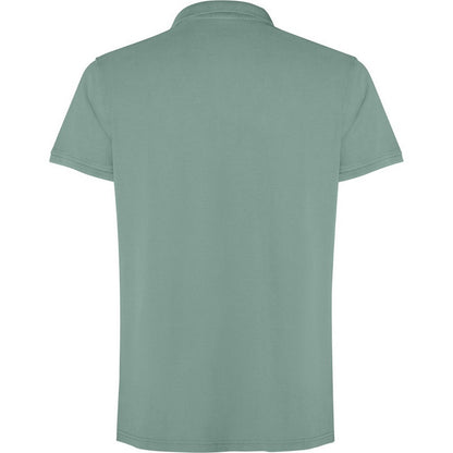 Dark Green - Back - Roly Unisex Adult Cobain Short-Sleeved Polo Shirt