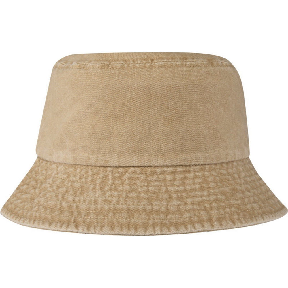 Oatmeal - Front - Elevate Essentials Mitica Washed Sun Hat