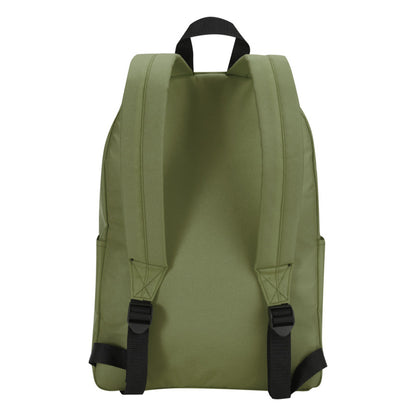 Olive - Back - Floso Byron Laptop Backpack