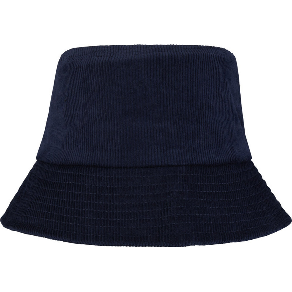 Navy - Side - Elevate NXT Unisex Adult Howson Corduroy Recycled Sun Hat