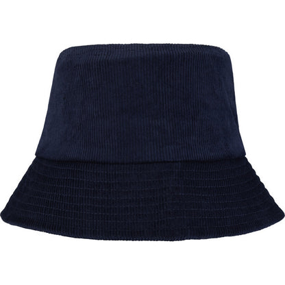 Navy - Side - Elevate NXT Unisex Adult Howson Corduroy Recycled Sun Hat